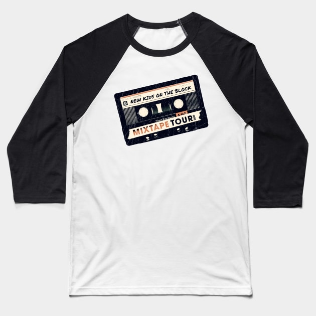 Cassette Tape Retro Vintage NKOTB Baseball T-Shirt by DudiDama.co